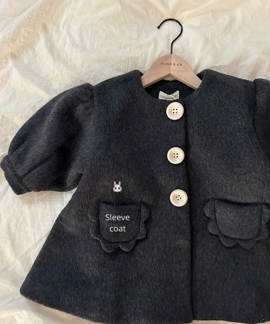 24AW Lantern sleeve coat