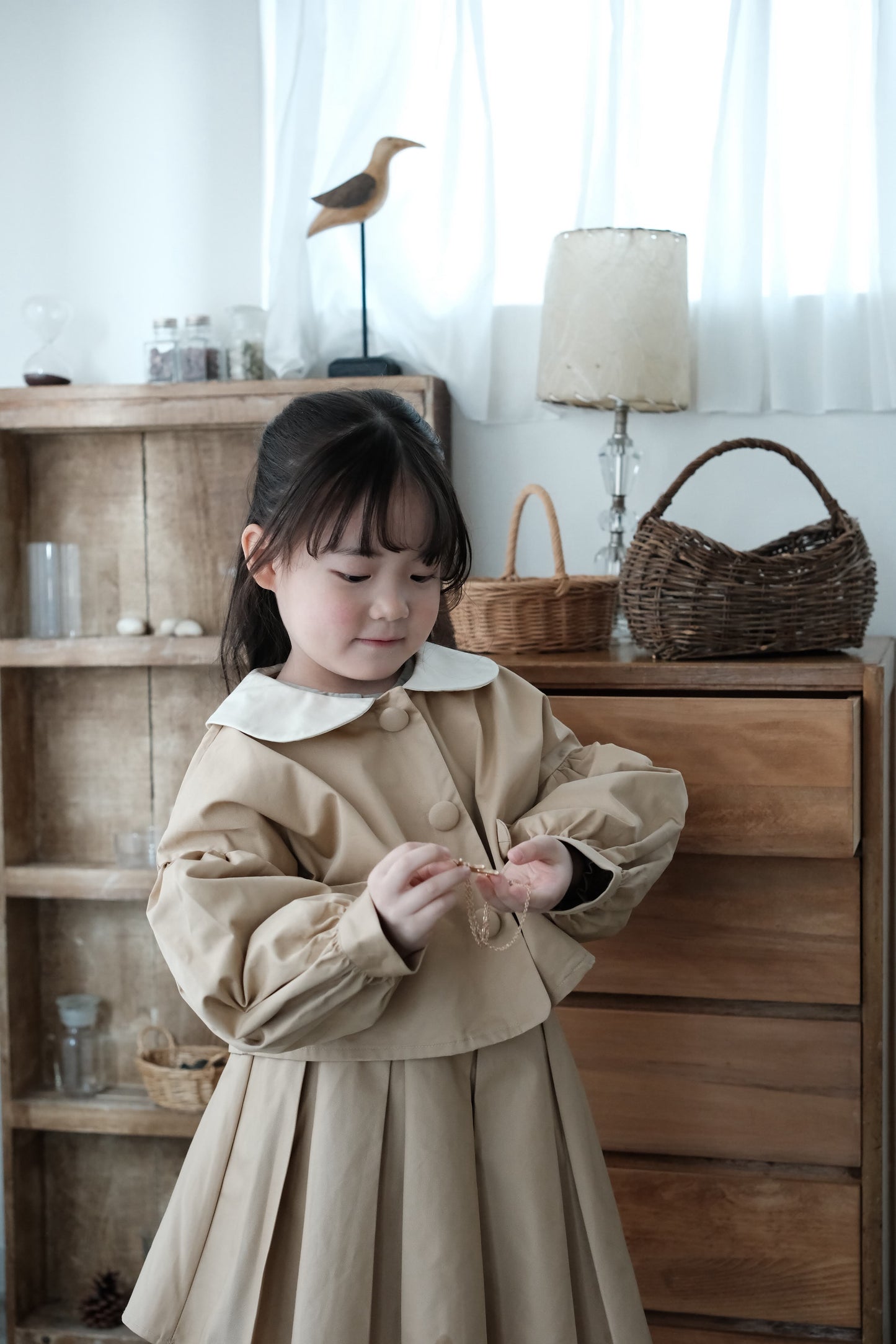 Mes kids x Pulev petal beige jacket