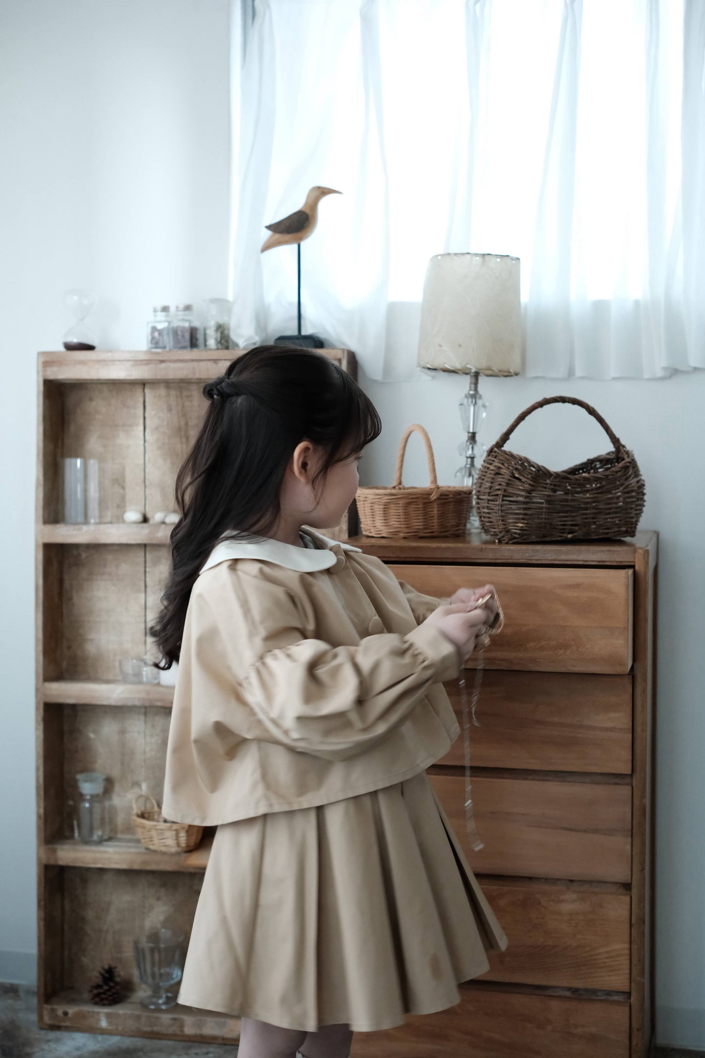 Mes kids x Pulev petal beige jacket