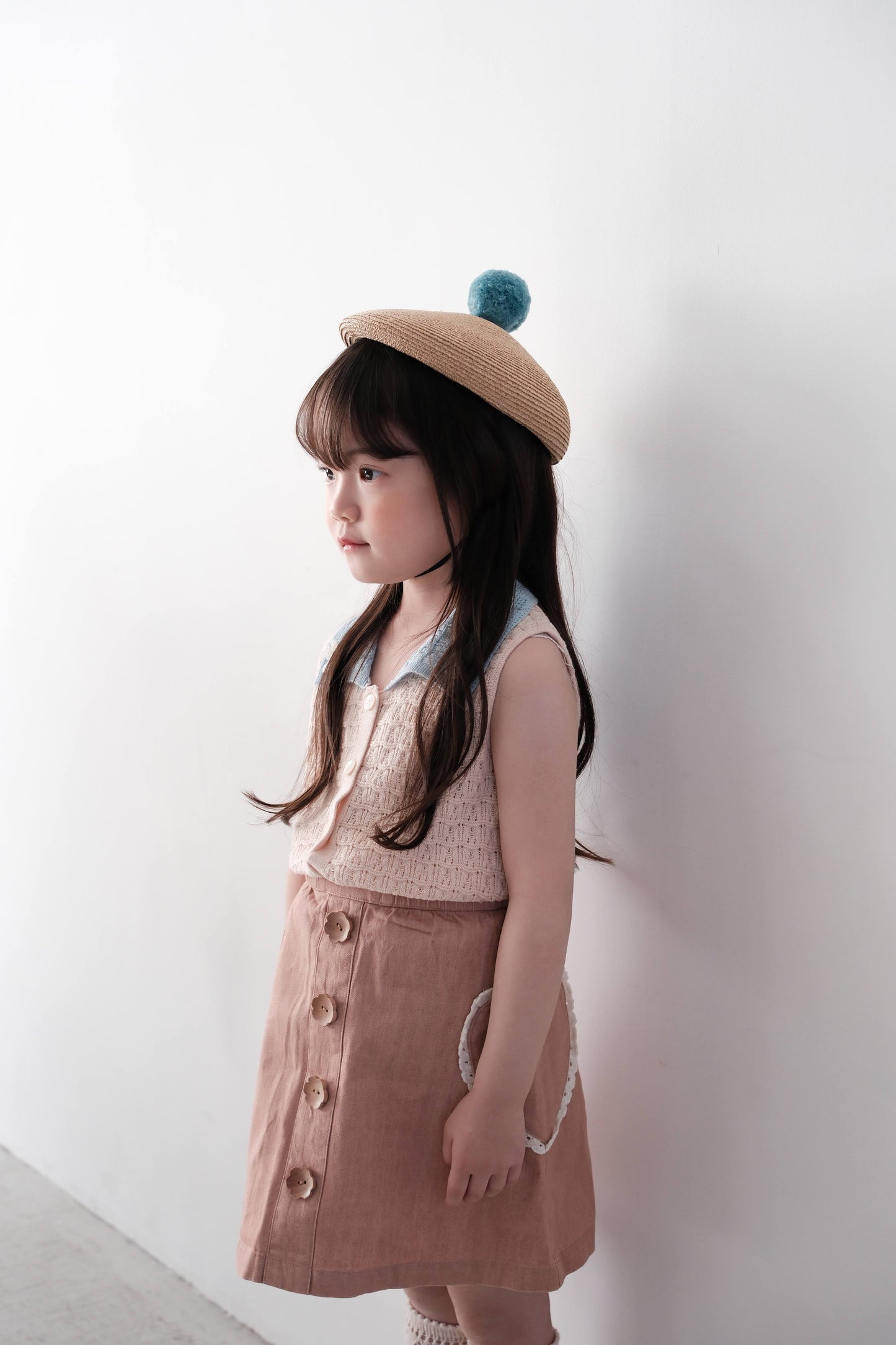 25SS Pompom mini beret