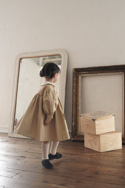 Mes kids x Pulev beigel trench coat