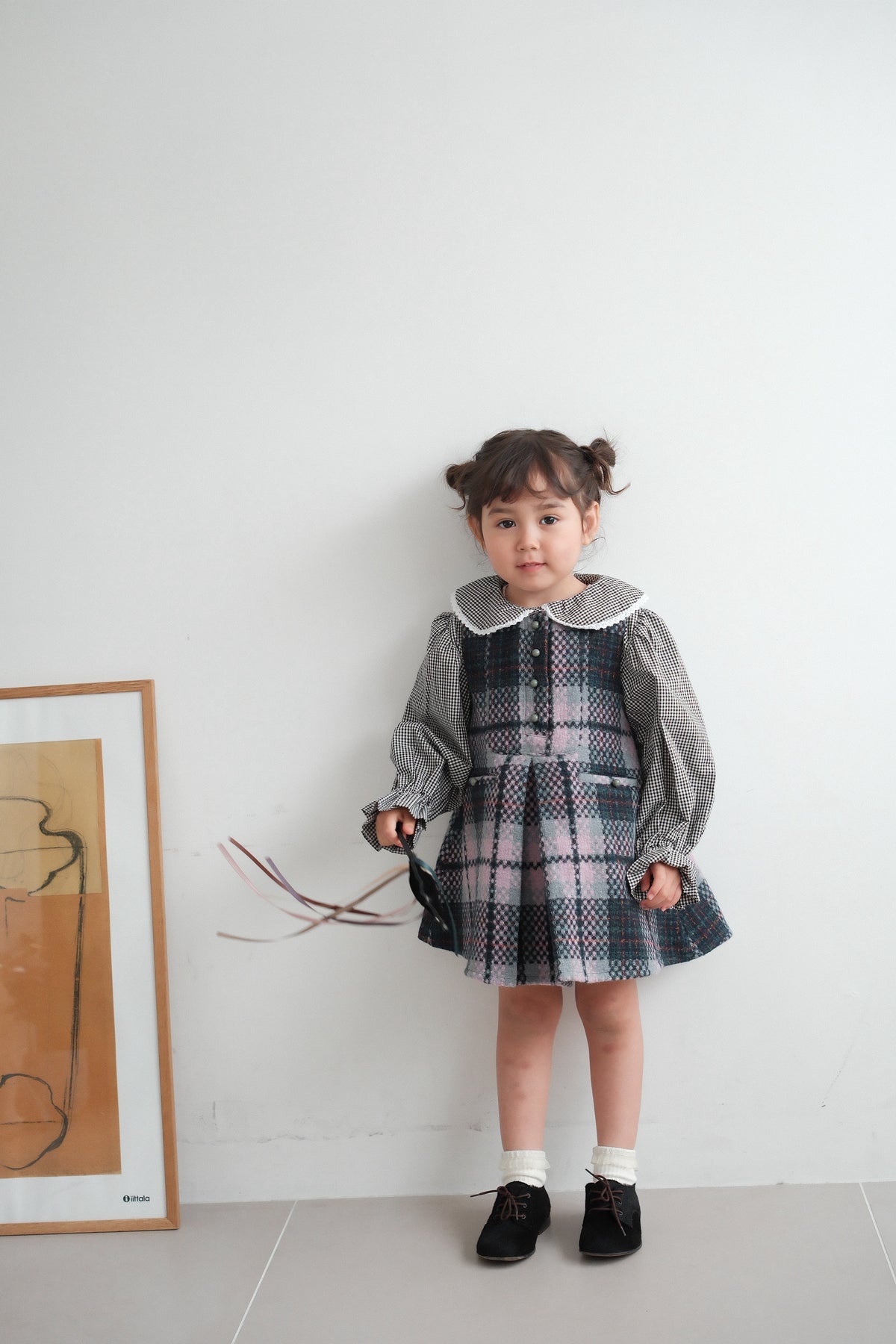 26AW Plaid dress