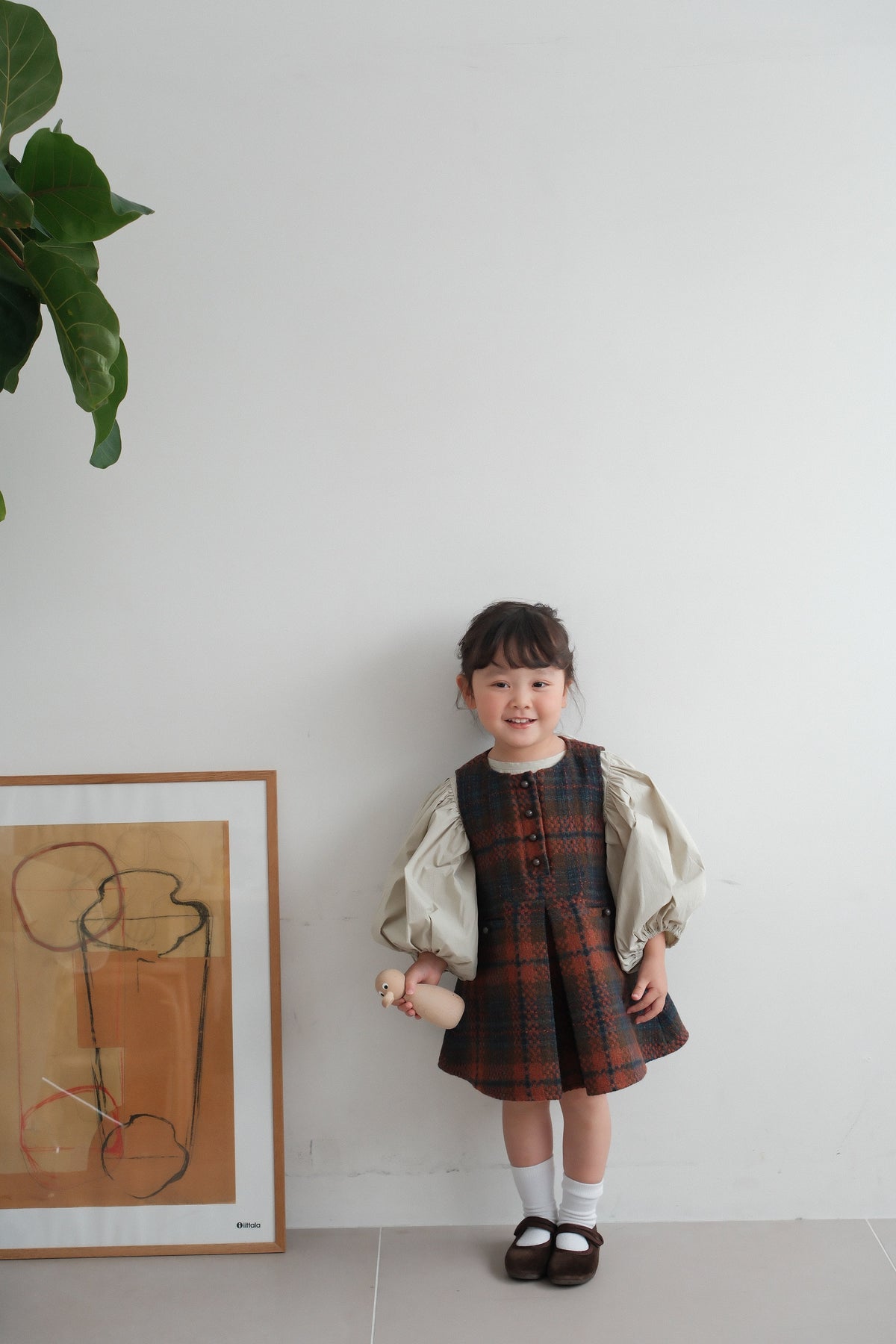 26AW Plaid dress