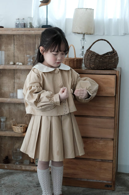 Mes kids x Pulev petal beige jacket