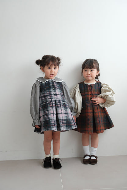 26AW Plaid dress