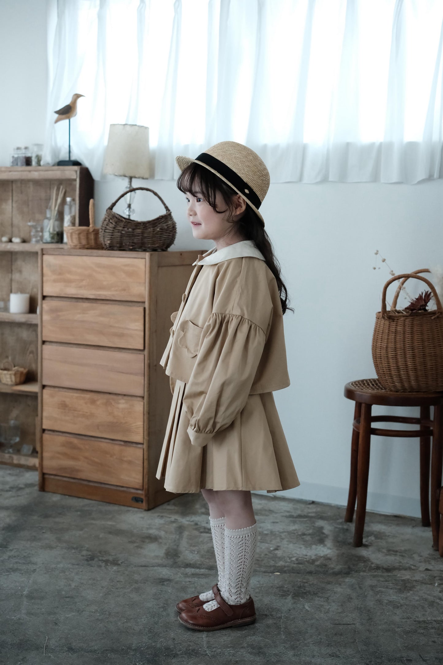 Mes kids x Pulev petal beige jacket