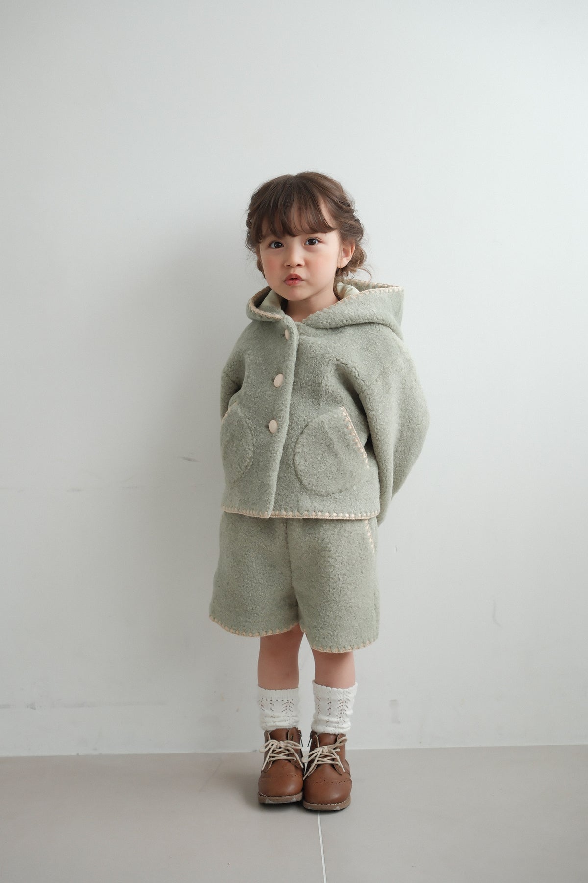 26AW Hooded short jacket