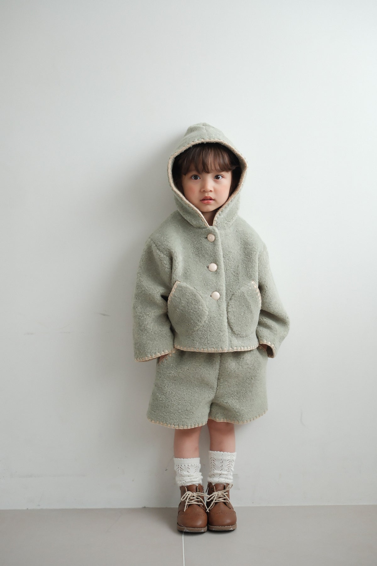 26AW Hooded short jacket