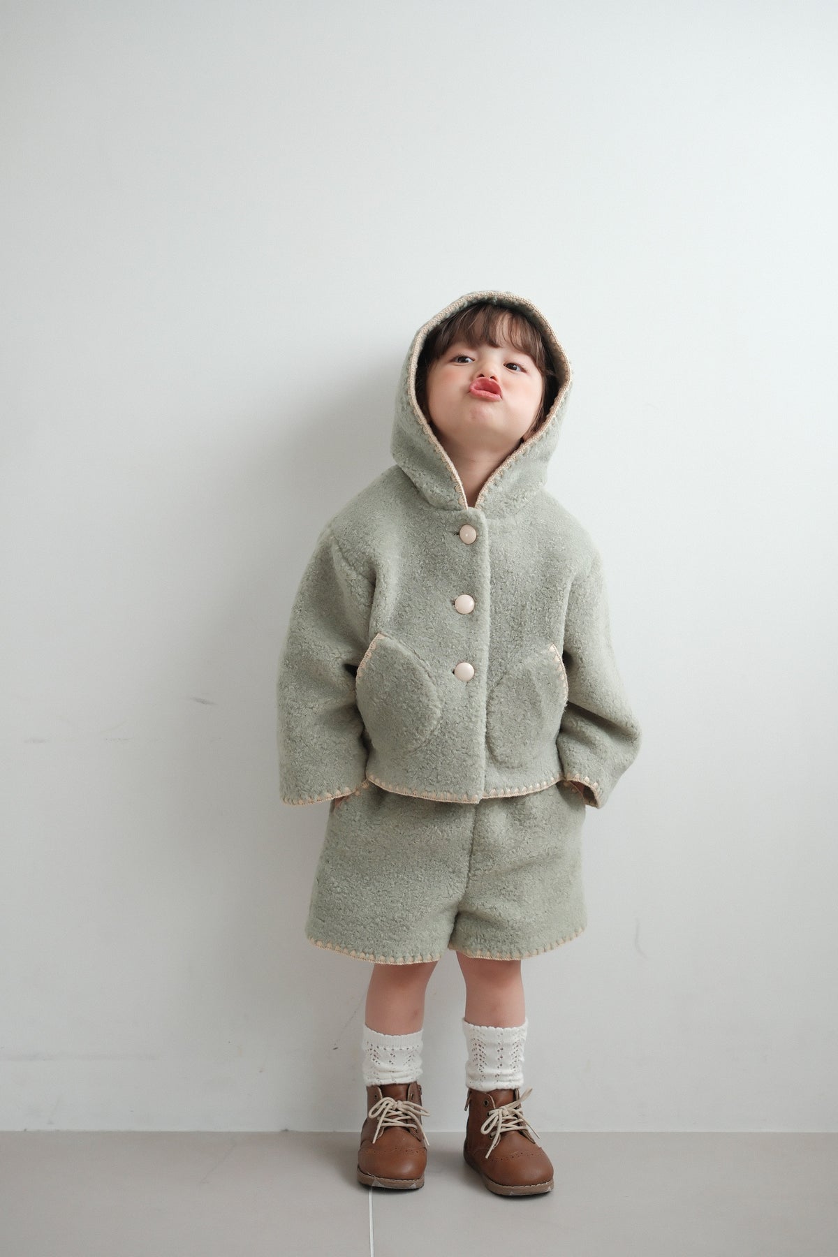 26AW Hooded short jacket