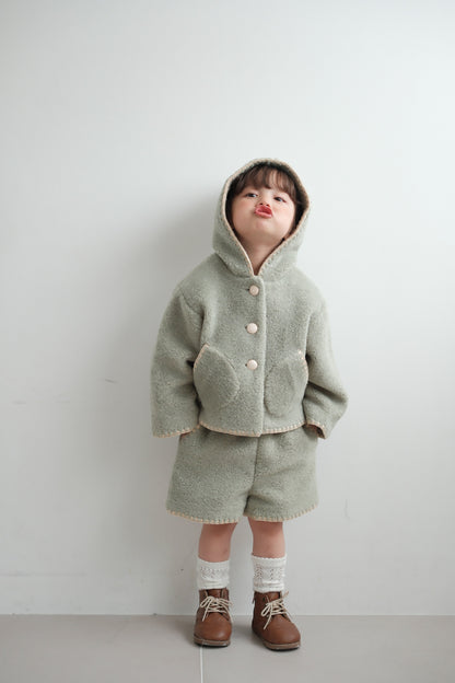 26AW Hooded short jacket