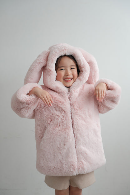 26AW Bunny ear hooded coat