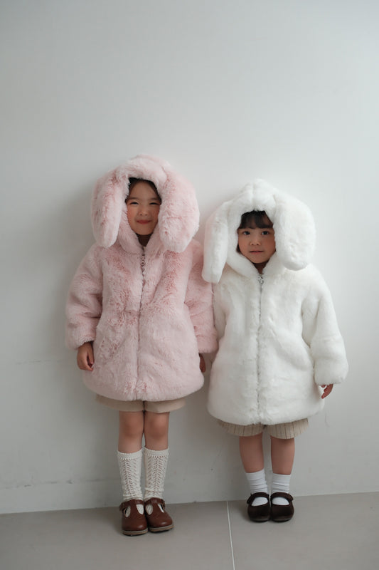 26AW Bunny ear hooded coat