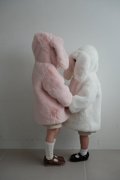 26AW Bunny ear hooded coat