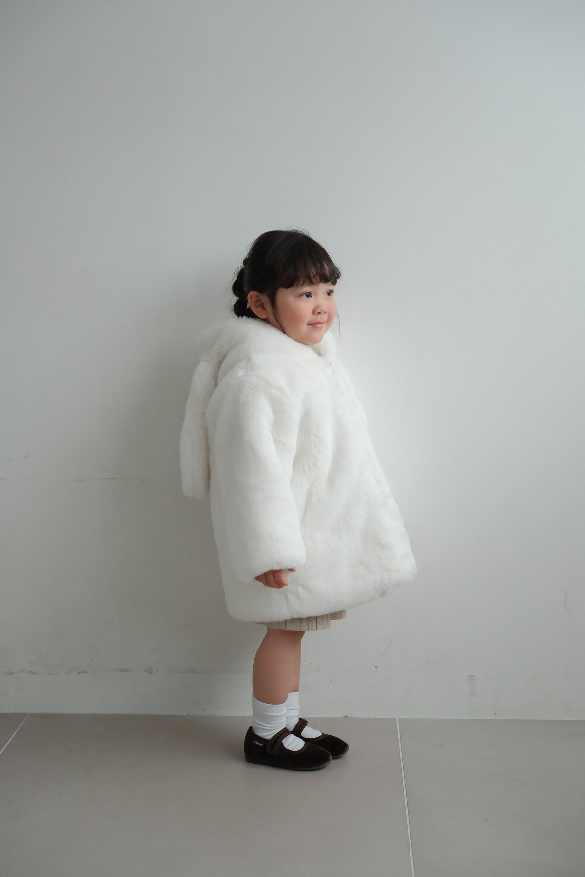 26AW Bunny ear hooded coat
