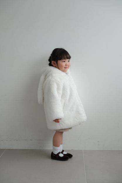 26AW Bunny ear hooded coat