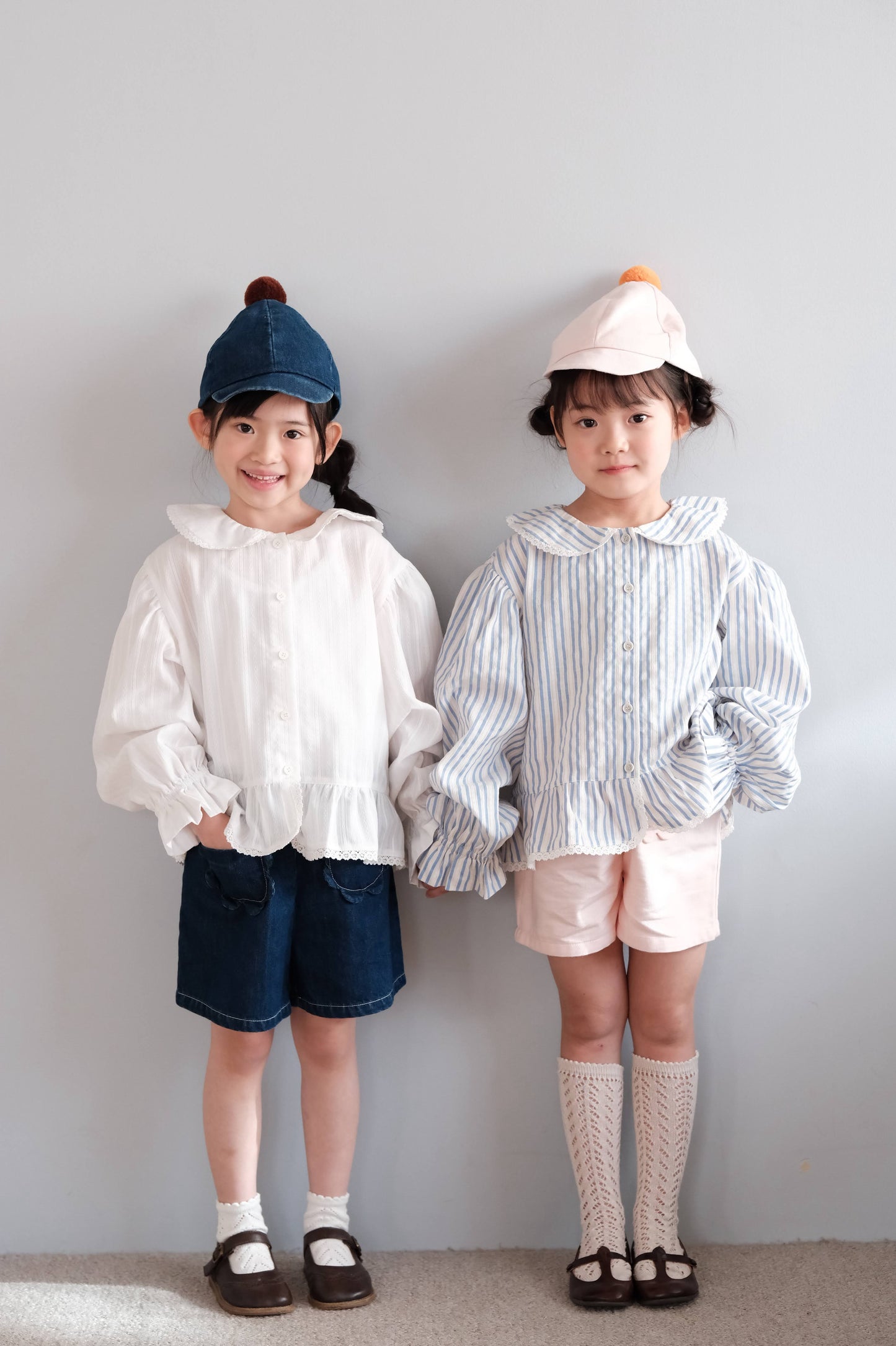 Doll collar shirt