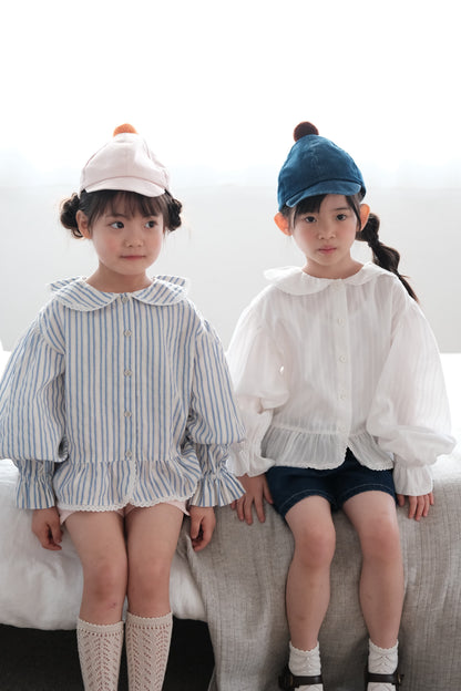 Doll collar shirt