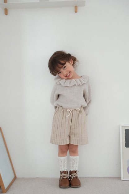 26AW ruffle collar sweater