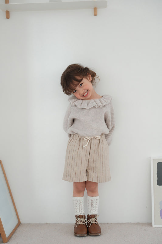 26AW ruffle collar sweater