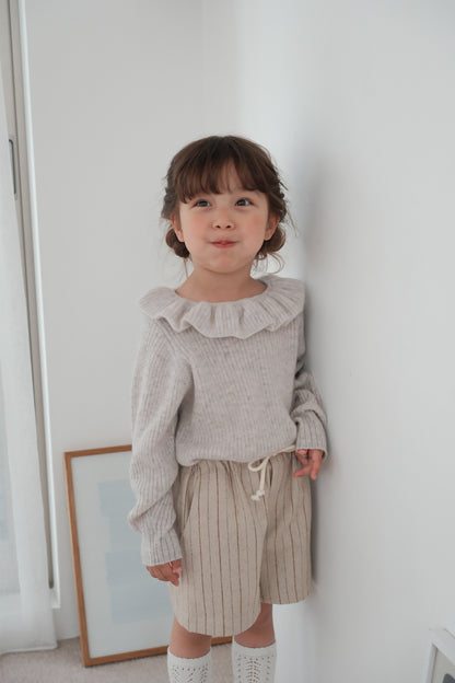26AW ruffle collar sweater