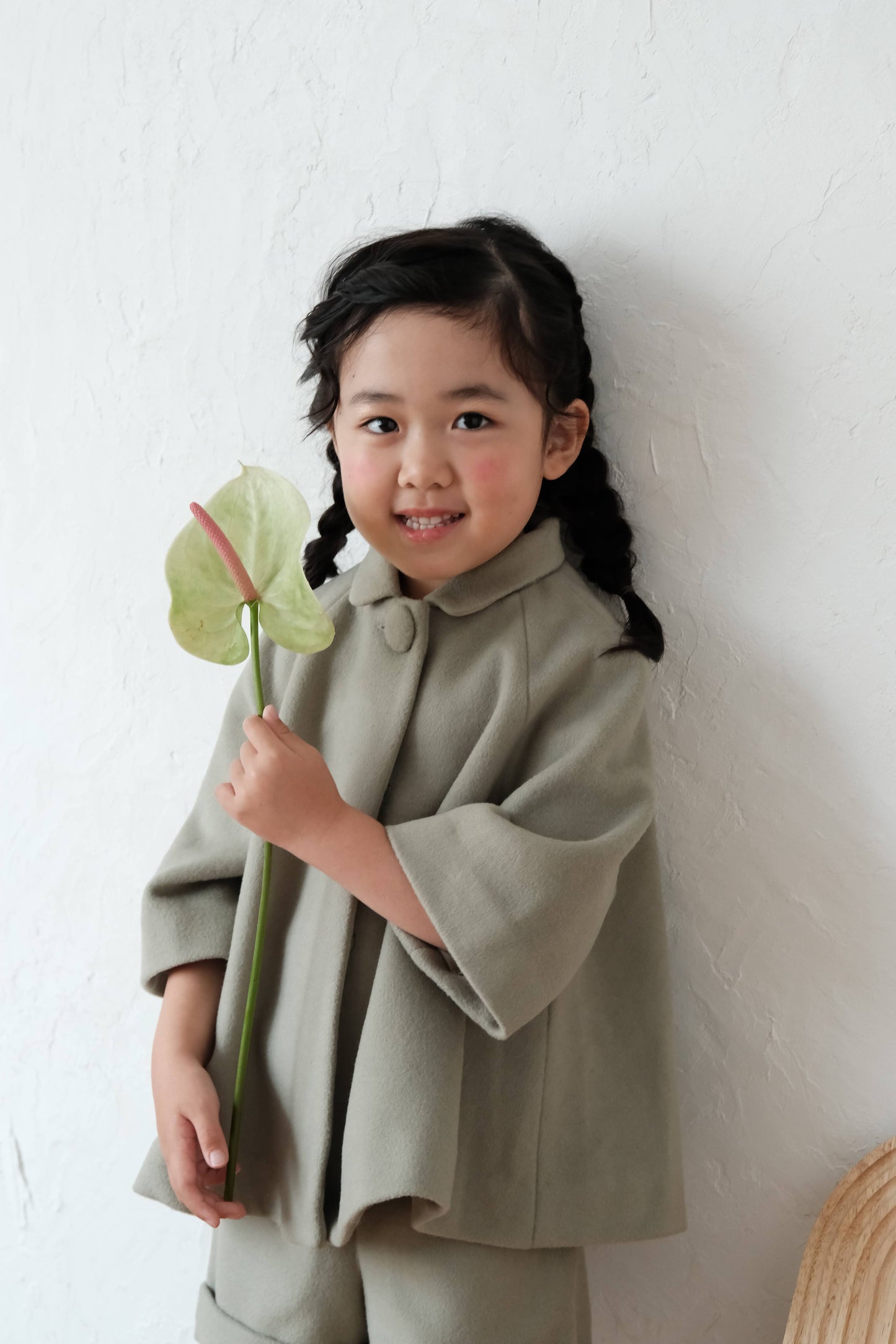 25AW Short-sleeved wool jacket