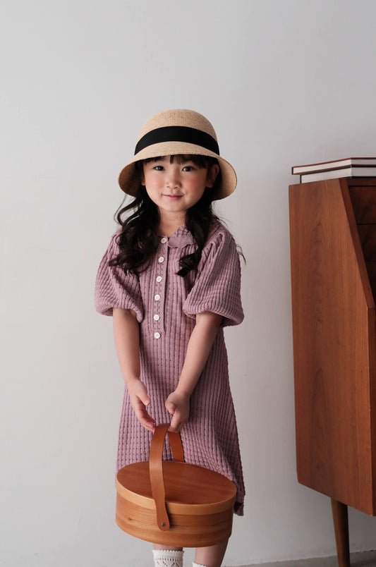 25SS Straw bow hat