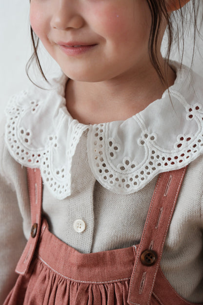 25AW Lace collar sweater