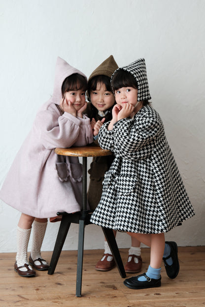 25AW Lantern sleeve coat  (Green olive )