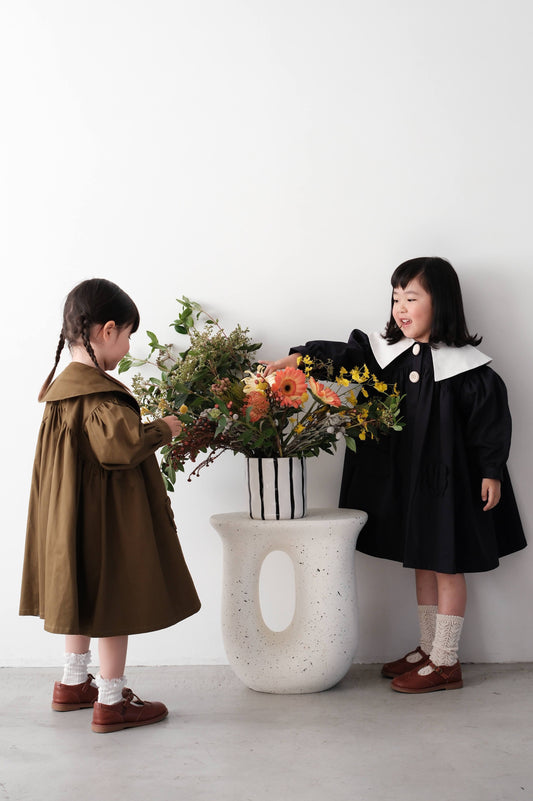 25SS Big collar trench coat
