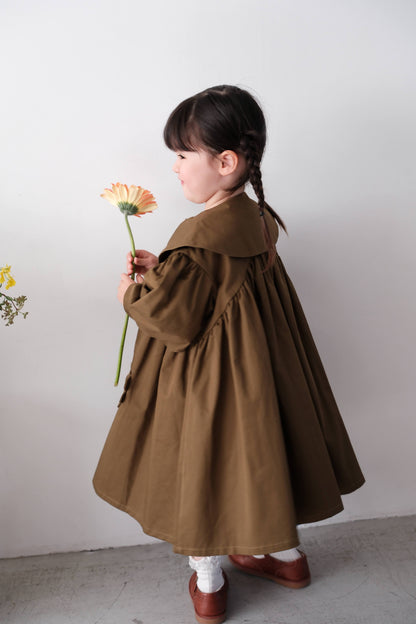25SS Big collar trench coat