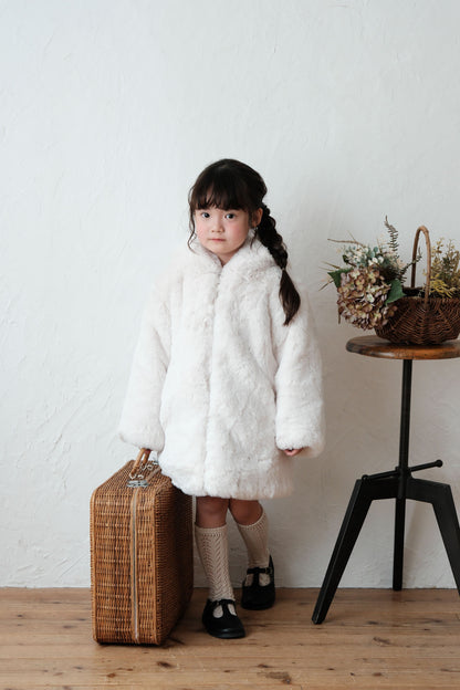 25AW Furry hooded coat