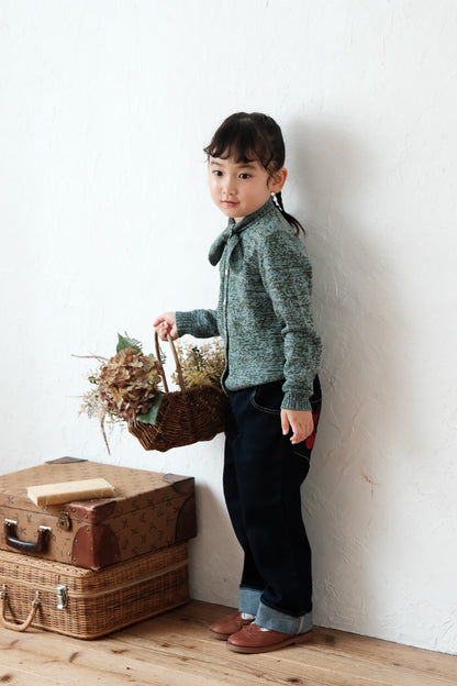 25AW Embroidered straight-leg pants