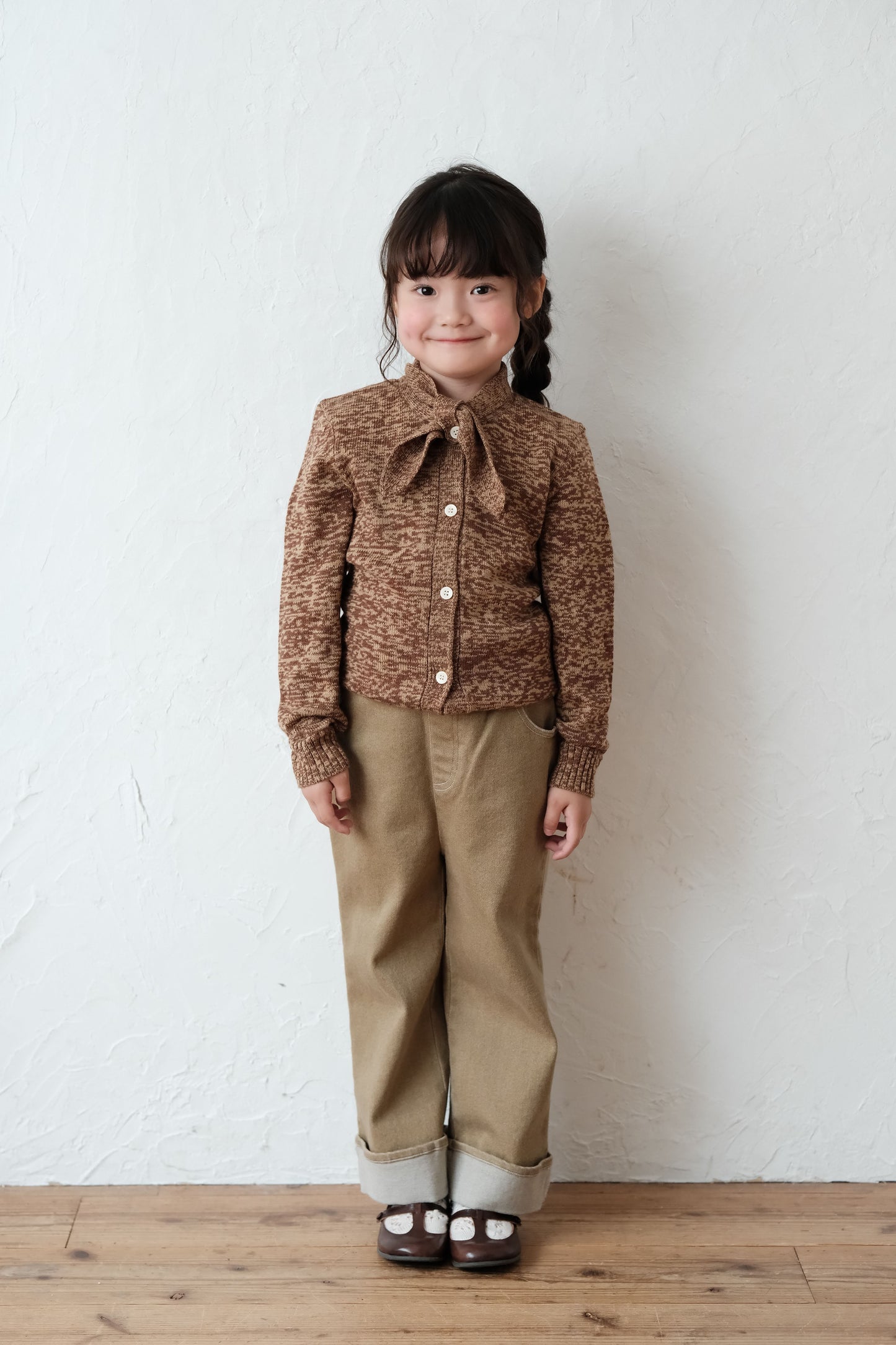 25AW Embroidered straight-leg pants