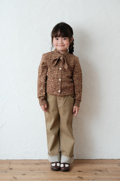 25AW Embroidered straight-leg pants