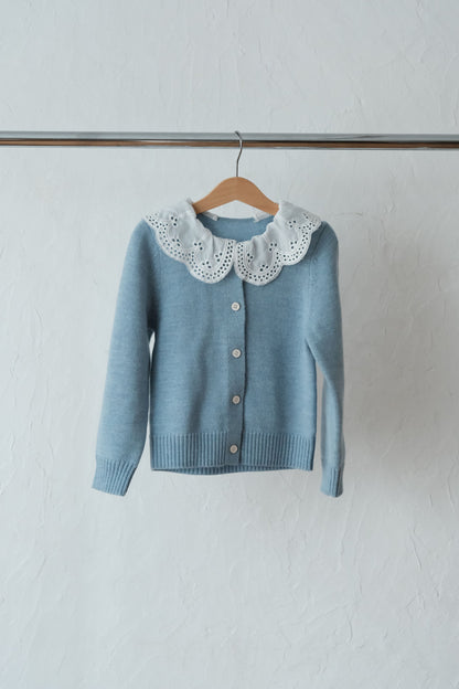 25AW Lace collar sweater