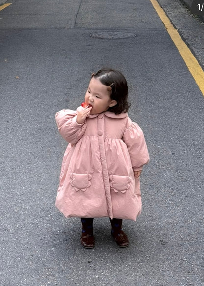 Mes Kids x Pulev 26AW trench Padding strawberry