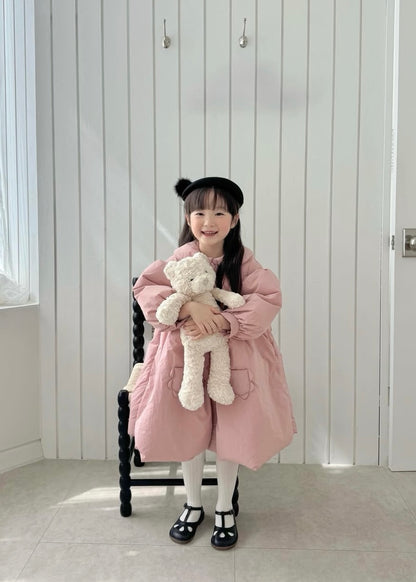 Mes Kids x Pulev 26AW trench Padding strawberry