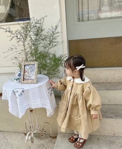 Mes kids x Pulev beigel trench coat